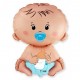 Globo bebe azul 67x46 cm para helio o aire