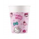 Vasos Hello Kitty cumpleanos 8 uds