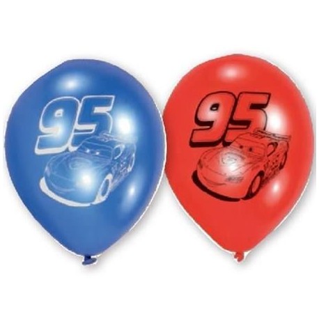 Globos de cars baratos de latex 9 6 uds