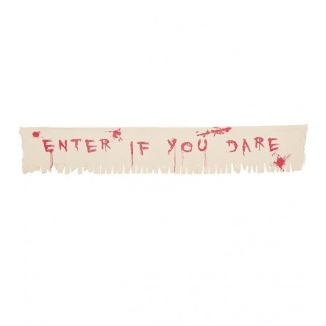 Letrero enter if you dare 29x175 cm halloween