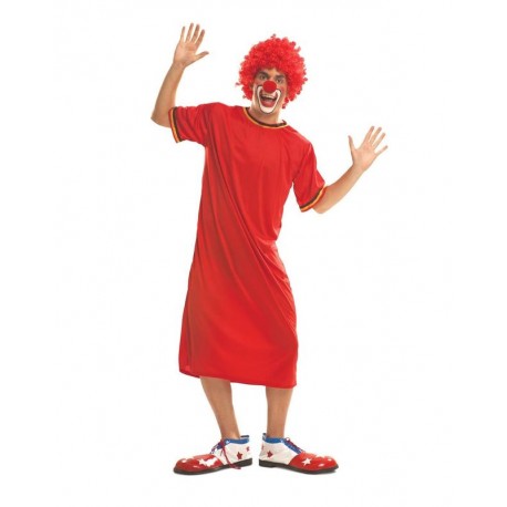 Disfraz payaso de la tele rojo talla ML adulto