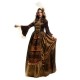 Disfraz reina medieval de lujo talla m l