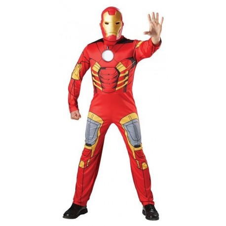 Disfraz iron man musculoso adulto