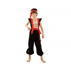 Disfraz ninja musculoso 5-6 años infantil