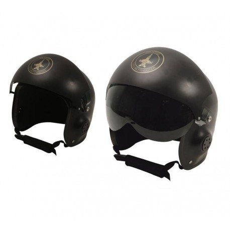 Casco top gun piloto de jet de combate aviador luj