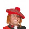 Sombrero escoces con pelo