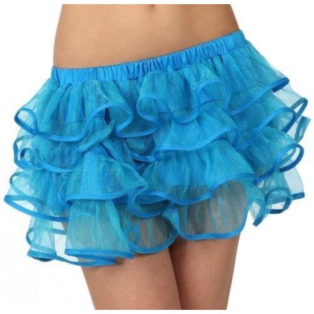 Tutu naranja azul falda fluor 14828 talla m l