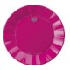 Platos fucsia up 23 cm 6 unds plastico alta calida