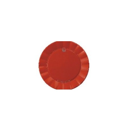 Platos rojos up 23 cm 6 unds plastico alta calidad