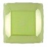 Plato llano nice verde 23 x 23 cm alta calidad