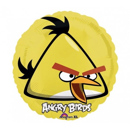 Globo angry birds pajaro amarillo 18 45 cm helio