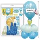 Kit centro de primera comunion nino mesa globos