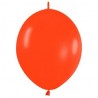 Globo naranja link-o-loon 28 cm 25 unidades