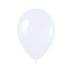 Globo blanco fashion solido r-12 50 uds sempertex