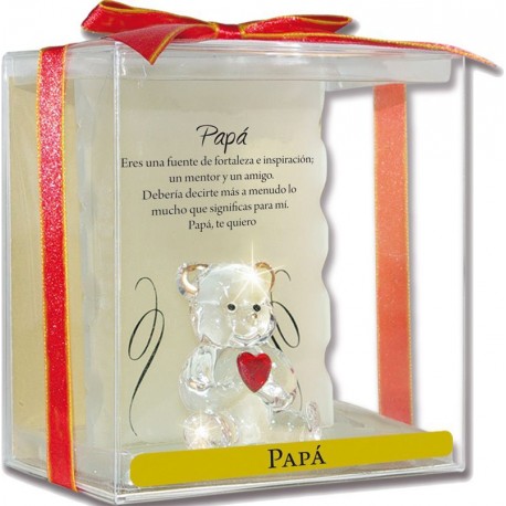 Angel y oso regalo del padre