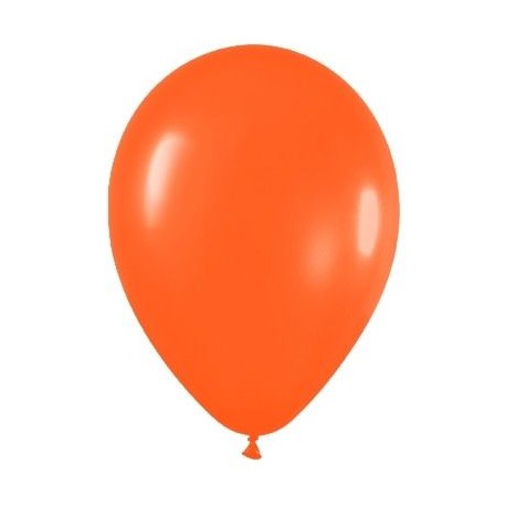 Globo naranja fashion solido r 12 50 uds semperte