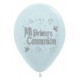 Globo blanco satin mi 1ª comunion r12 30 cm