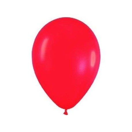 Globo rojo fashion solido r 5 125 cm 100 uds sempertex