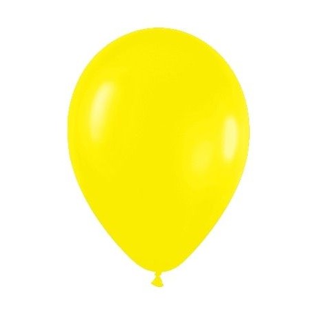 Globo amarillo fashion solido r 5 100 uds sempertex