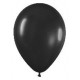 Globo negro fashion solido r 5 100 uds sempertex