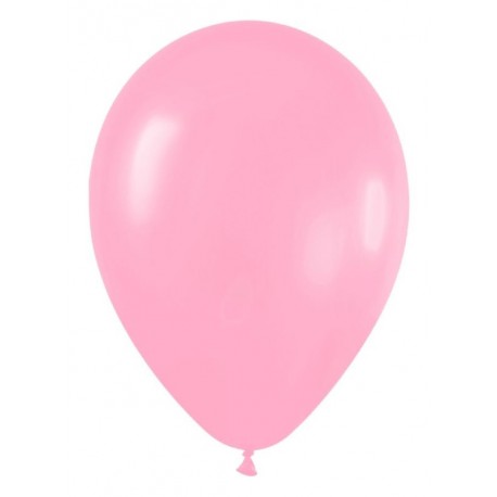 Globo rosa R9 225 cm fashion solido latex 50 unid Sempertex