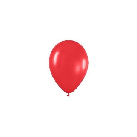 Globo rojo R9 225 cm fashion solido latex 50 unid Sempertex