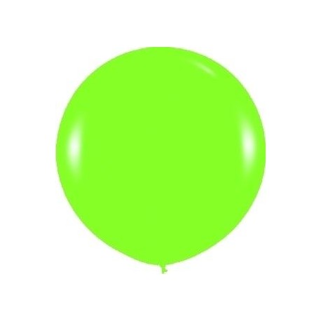 Globo verde lima latex 36 86 cm unidad