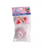 Moldes cup cakes magdalenas corazones + pinchos