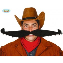 Bigote con elastico 55 cm negro 11952 gigante