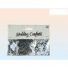 Confeti para bodas novios just married y campagne