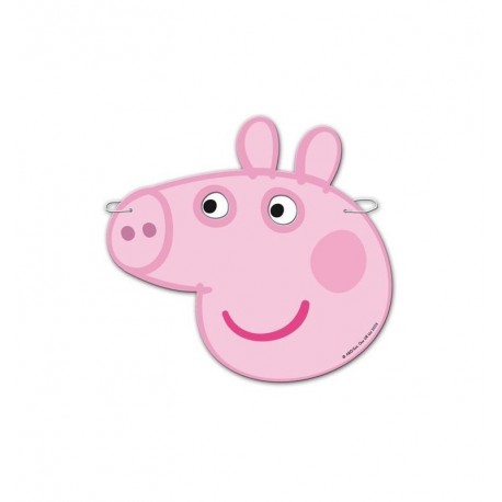 Caretas peppa pig 6 unidades