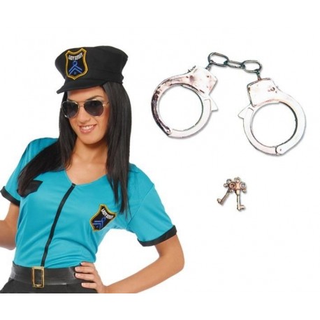 Esposas metalicas de policia