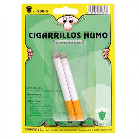 Cigarros de humo blister 2 unidades