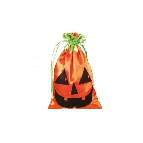 Bolsa calabaza 20 x 12 cm halloween caramelos