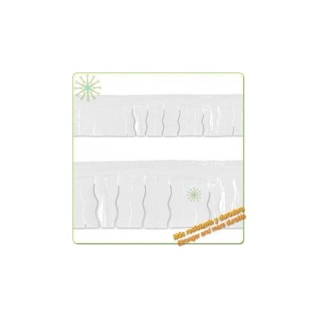 Fleco plastico blanco 25 metros calidad extra