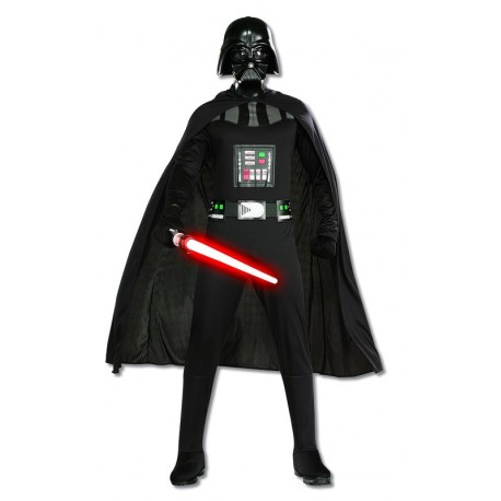 Disfraz darth vader adulto con espada talla L