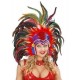 Tocado brasileno tropical carnaval lentejuela y pl