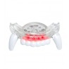 Dientes vampiro con luz led rosa