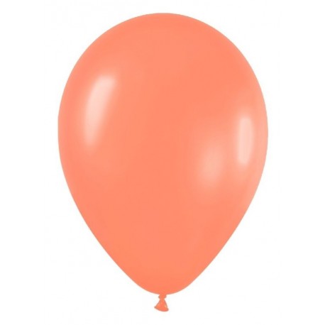 Globo naranja neon r 12 30cm 50uds sempertex