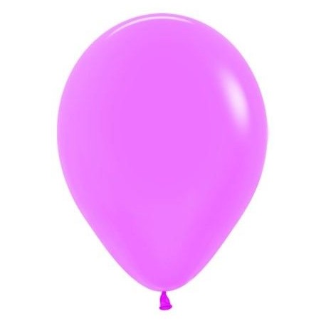 Globo magenta neon r 12 30cm 50uds sempertex