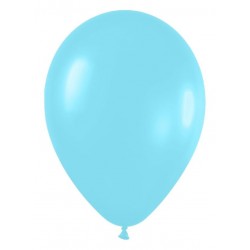 Globo satin azul carib e r-12 30cm 50uds sempertex