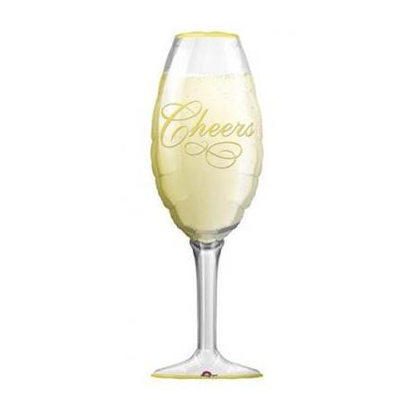 Globo copa de champagne 97x35 cm cheers