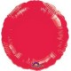 Globo rojo redondo foil 18 45 cm helio o aire