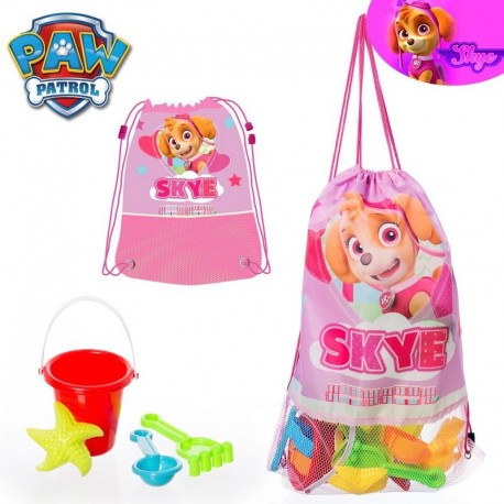 Saco patrulla canina skye 37x57 cm mochila verano