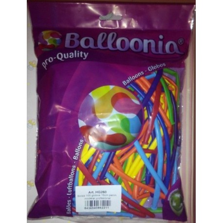 Globos de modelar profesional 260 100 uds