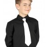 Corbata blanca infantil para niño 30 cm