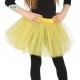 Tutu infantil amarillo con brillantina para nina 31 cm