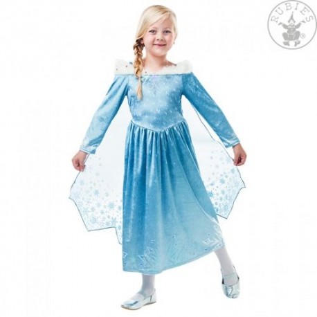 Disfraz elsa adventures deluxe para nina talla 7 8 anos