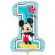 Globo nº 1 mickey mouse feliz cumpleanos