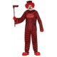 Disfraz payaso guason diabolico rojo para hombre M